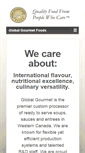 Mobile Screenshot of globalgourmetfoods.com